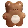 Plush Pillows Cushions 40CM Cookie Bear Toy Stuffed Cuddly Animal Pillow Seat Cushion Plushie Decor Gifts 230628