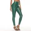 Women's Pants Women's Wet Look Stretchy PU Leather Skinny Leggings Pencil Trousers Fashion Sexy Casual Slim Clubwear Lady S-5XL