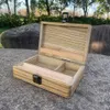 Big Smoke Shop drewniany tytoniowy pudełko do przechowywania pudełka do akcesorium papierosów ręcznie robione 121x87x63mm drewniane obudowy rolek skrzynki do palenia akcesoria