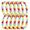 1000 pcs Hawaiian Flower Leis Garland Halsband Flowers Fancy Dress Party Hawaii Beach Fun Wedding Party Gift MEDDEL