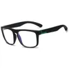 Monture de lunettes FNCXGE Anti lumière bleue lunettes hommes femmes lentille claire ordinateur jeu lunettes lunettes carrées AntiUV optique 230628
