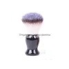 Autre Maison Jardin Hommes Rasage Barbe Brosse Nylon Cheveux Rasage Manche En Bois Appareil De Nettoyage Du Visage Pro Salon Outil Rasoir De Sécurité Bru Dhwke