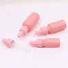 Storage Bottles Cosmetic Packging Refillable Pipette Vial 10ml 20ml 30ml Cute Frost Pink Glass Essential Oil Dropper Empty Bottle 15pcs