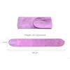 Faixa de cabelo Spa Sweat Hairband Head Wrap Toalha Envoltórios de cabelo Antiderrapante Esticável Lavável Para Esportes Feminino Maquiagem Lavagem Facial Xb1 Gota Deli Dhqhv