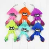 Animaux en peluche en peluche 6pcslot 25cm Splatoon Inkling peluche dessin animé poupée jouet calmar en peluche poupée animal vert citron pendentif mignon cadeau de Noël pour les enfants J230628