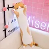 ぬいぐるみ枕クッション5070cmかわいい柔らかい長い猫のおもちゃぬいぐるみオフィス乳首枕ベッド睡眠家の装飾ギフト人形子供の女の子230628