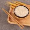 Baguettes Pur Manuel Bois De Bambou Naturel Sain Chinois Carbonisation Chop Bâtons Réutilisable Hashi Sushi Bâton Vaisselle