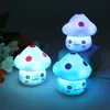 Night Lights 1pcs LED NightLight Mushroom Luminous Lamp Warm White Light-control Bedroom Baby Child Sleeping Light Home Decoration Gift HKD230628