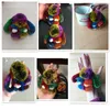 Plush Keychains Cute Pluff Bunny Keychain Rex Genuine Rabbit Fur Key Chains For Women Bag Toys Doll Fluffy Pom Lovely Pompom Keyring 230627