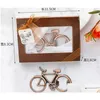 Abridor de garrafas de bicicleta Craftedcycle para lembrancinhas de festa – lembrancinhas de metal marrom vintage e presente moderno em caixa decorativa. Drop Delivery H Dhuja