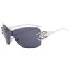 50% Rabatt Off -Großhandel der Sonnenbrille New Style Diamant Eingelegtes Fashion Metal Damen -Brillen großer Rahmen Ein Stück Sonnenbrassesbo9o