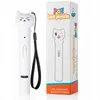 Neue Multifunktions Lustige Katze Stift Haustier LED Katze Laser Spielzeug USB Aufladbare Multi-muster Projektion Feder Lustige Katze Stick pet Liefert