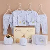 Barboteuses 03 mois ensemble de vêtements pour bébés coton automne né garçons vêtements bébé sous-vêtements pour filles imprimer né fille costumes 230628