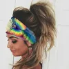 Bandanas Mulheres Meninas Verão Boho Faixas de Cabelo Estampadas Tiara Boêmia Cross Turbante Bandagem Bandanas Acessórios para o Cabelo Envoltório para a Cabeça Presente x0628