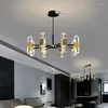 Pendant Lamps Nordic Postmodern Living Room Light Luxury Chandelier Modern Minimalist Bedroom Dining 2023 Red