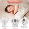 Wsdcam 8 Slaapliedjes Babyfoon Camera Temperatuurbewaking Beveiligingscamera Infrarood Nachtzichtmonitor met VOX-functie L230619