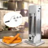 Cuisson Outils De Pâtisserie 5L Fabricant Manuel Beignets Espagnols Vertical Churrera Churro Machine En Acier Inoxydable 4 Buses Commerial Home 230627