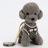 Spot wholesale pet traction rope Korean version bow pet chest strap vest type cat dog traction rope