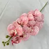 Decorative Flowers Plastic Artificial 3D-printed Butterfly Orchid Balcony Garden Decor Fake Flower Wedding Simulation Phalaenopsis Twigs