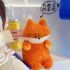 ぬいぐるみのぬいぐるみ45cmふわふわかわいいキツネ柔らかいぬいぐるみ詰めた動物クッション枕カワイイキツネぬいぐるみソフトキッズおもちゃ女の子の子供ギフトJ230628