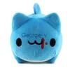 Animaux En Peluche En Peluche 5PCSLOT Anime Bug Capoo Bugcat Bleu Chat Ver En Peluche Jouet Enfants Cadeaux De Noël Mignon Animal De Bande Dessinée Poupée Cadeau J230628