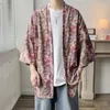 Chemises décontractées pour hommes Summer grande taille Chine Style Malf Malf Cardigan Men Thin Taoist Robe Cloak Fashion Han Suit Tops Coat Usexe Shirt