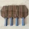 Table Tennis Raquets Cybershape Ebony Material Blade Racket Offensive Curve Hexagonal Ping Pong 230627