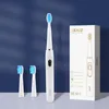 Toothbrush SEAGO Sonic Electric Rechargeable 4 Modes with 3 Replaceable Brush Heads 2 Min Smart Timer Portable for Travel Gift 230627