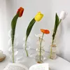 Vases Flower Vase For Modern Home Decor Glass Small Terrarium Table Ornaments Plant