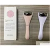 Face Massager Factory Masr Mini Ice Roller voor wallen in de ogen Roestvrijstalen rollen Vrouwenogen Verstrakken poriën Onder-oog reliëf huid Dhc4A