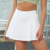 Skirts Women's Pleated Skirt Fashion Casual Tennis Female High Waisted Athletic Golf Skorts Pure Color Harajuku 2023