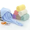 Scarves 1Pcs Microfibre After Shower Drying Wrap Womens Girls Ladys Towel Quick Dry Hat Cap Turban Head Bathing Tools