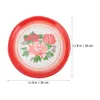 Dinnerware Sets Enamel Plate Chinese Style Dish Wedding Dinner Plates Home Supply Snack Trays Multi-function Dessert Serving