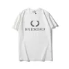 Дизайнерская мужская футболка BB Рубашка с лацканами с короткими рукавами Повседневная брендовая вышивка Бренд из чистого хлопка Чистый хлопок High Street Деловая мода