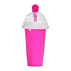 Glassverktyg Silikon QuickFrozen Maker Squeeze Cup DIY Hemmad Hållbar snabbkylning Slush Cups Milkshake Bottle Smoothie 230627