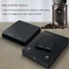 Бытовые весы Черное зеркало Базовые электронные весы Встроенный автоматический таймер для заваривания эспрессо Умные весы для кофе Кухонные весы 3 кг0,1 г 230628