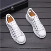 New Trendy Mens Designer Small White Shoes Korean Version Thick Sole Sports Casual Shoes Breathable Board Shoes 1AA2