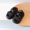 Сандалии Детские сандалии Летняя обувь для маленьких девочек Однотонные пляжные сандалии для мальчиков Детские пляжные сандалии для девочек 230627