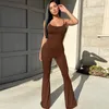 Vrouwen Jumpsuits Hawthaw Vrouwen Zomer Mouwloze Bodycon Streetwear Overalls Een Stuk Outfit Groothandel Items Voor Business