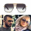 Lunettes de soleil Designer Hommes Femmes Dita Mach Cinq 2087 Métal Sans Cadre One Piece Marque De Luxe Top Qualité Original 2023 NYE2