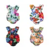 Rompertjes Sanlutoz Bloemen Baby Bodysuit Zomer Katoenen Baby Meisjes Kleding Mouwloze Baby Bodysuits Leuke 230627