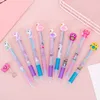 Pennen 36 PCS/Lot Owl Unicorn Flamingo 3 Colors Ballpoint Pen Cute Press Ball Pennen School Office Writing Supplies briefpapier cadeau