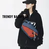 Torby talii Wysokiej jakości nylonowe opakowania talii marka unisex klatki piersiowej Casual Outdoor Travel Crossbody Bag Men Watit Bags Pass 230627