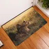 Tappeti CAMMITEVER Leone Leopardo Antiscivolo Bagno Doccia Tappetino WC Tappeto Motivo Animale Area Casa Camera da Letto Porta del Bagno