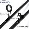 Spinning Rods Catch.U 1.7m/1.8m Fishing Rod Carbon Fiber Spinning/Casting Fishing Pole Bait Weight 6-15g Reservoir Pond Fast Lure Fishing Rods 230627