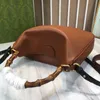 Bambusowa torba na ramię 24/30 cm torebka retro kobiety torby na torby hobo torby pachy lunch pudełko luksusowe crossbody torebka skórzana jest podwójna klasyczna torebka sprzętowa