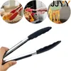 Tools JJYY Stainless Steel High Temperature Resistant Silicone Anti Scald Food Clip Barbecue Non Stick Pot Special Steak