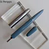 Pens St Penpps 601 Vacumatic Fountain Pen Piston Type Ink Pen EF/Fine Nib Silver Cap Stationer