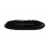 Brosses À Cheveux Shampooing Peigne Poche Hommes Barbe Moustache Paume Cuir Chevelu Mas Noir Soins Voyage Portable Brosse Styling Outils Drop Delivery Produ Dhzce