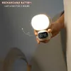 Lumières Astronaute Lumière Rechargeable Plug In Wall 220V Salle De Bains Toilette Horloge Lumière Dimmable Minuterie Bébé Nursey LED Veilleuse HKD230628